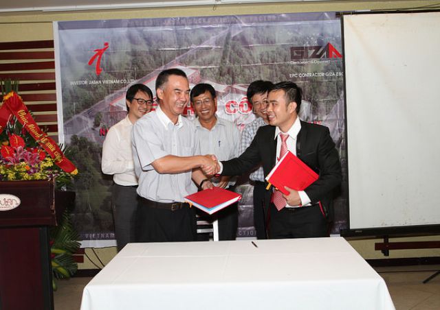 LỄ KÝ KẾT HỢP ĐỒNG GIỮA GIZA VÀ JASAN VIỆT NAM 